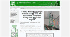 Desktop Screenshot of lightbulbscaffold.com